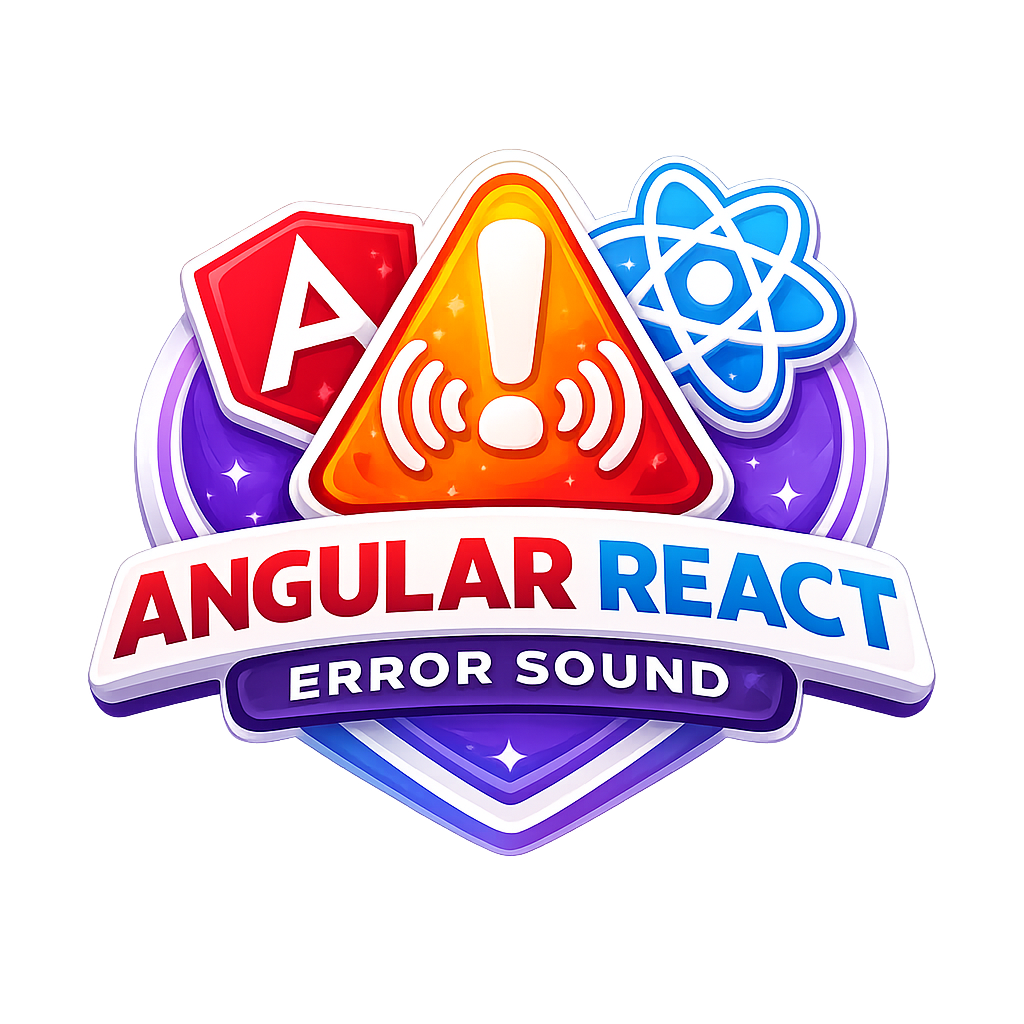 Error Sound Support For All Coding Languages (REACT, ANGULAR, JAVASCRIPT, TYPESCRIPT, PYTHON and More)